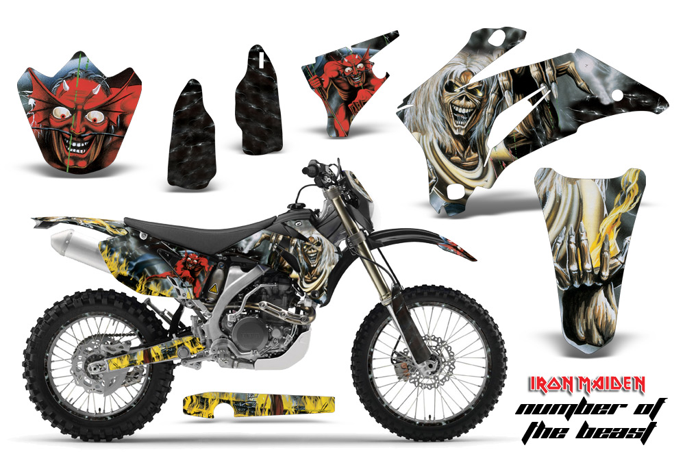 Yamaha WR250F WR450F 07-11 Graphics Kit IM NOTB NPs